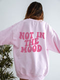 Womens Not In The Mood Preppy Sweatshirts