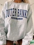 Ladies Outer Banks North Carolina Crewneck Sweatshirts