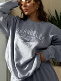 Ladies Los Angeles Cali Riders Eagle Printed Casual Sweatshirt