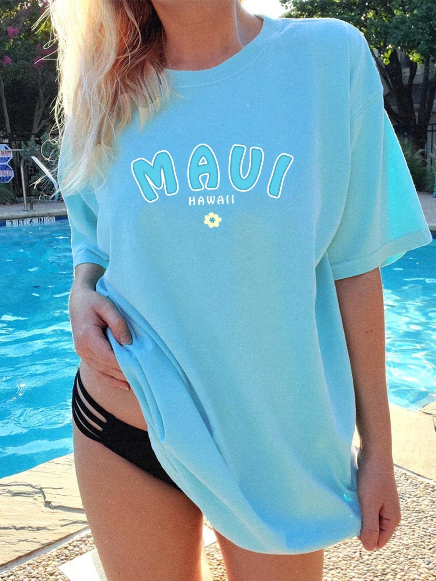 Womens Beach Shirts Maui Hawaii Tees