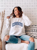 Ladies Dallas Cowboys Crewneck Sweatshirts