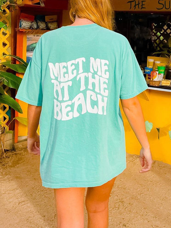 Cute Womens Meet Me At The Beach Shirts
